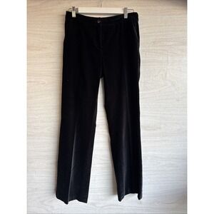 Women's Velour Nautica Pants Black Sz 4